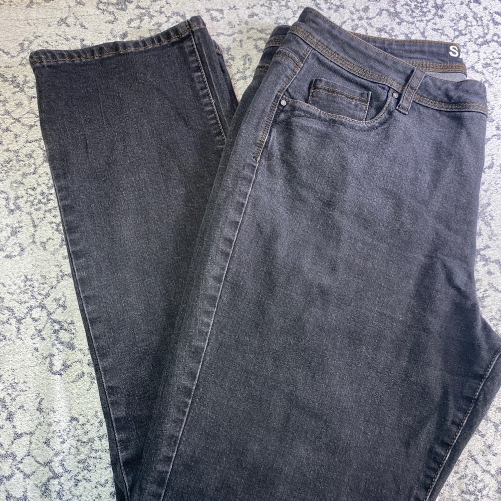 Santana Dark Denim Straight Fit Jeans